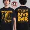 Iron Maiden Eddie’s Dive Bar Charged With Trooper On The Road For 2025 Merch Two Sided Essentials T-Shirt