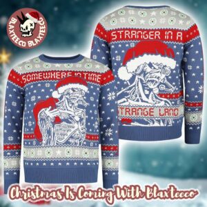 Iron Maiden Future Eddie Somewhere In Time Stranger In A Strange Land Ugly Christmas Sweater