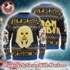 Iron Maiden Mayan Eddie The Book Of Souls Vintage Style Knitted Ugly Christmas Sweater