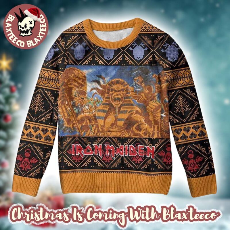 Iron Maiden Powerslave Egyptian Gods Ugly Christmas Sweater KjwUG a9xsho.jpg
