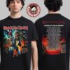 Iron Maiden Run For Your Lives World Tour 2025 United Kingdom Event Tee Tour Dates Biker Eddie Breaks Through the Wall Two Sided Unisex T-Shirt Iron Maiden Run For Your Lives World Tour 2025 United Kingdom Event Tee Tour Dates Biker Eddie Breaks Through the Wall Two Sided Unisex T-Shirt