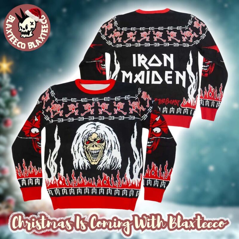 Iron Maiden The Number Of The Beast Eddie And Devil Ugly Christmas Sweater RP72s tn6pvb.jpg