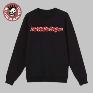 Jack White The White Stripes Collection Induction Into The Rock And Roll Hall Of Fame White Stripes Chenille Pullover Sweatshirt