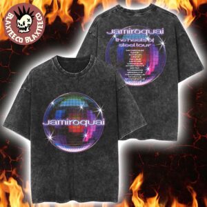 Jamiroquai The Heels Of Steel Tour 2025 Disco Ball T-Shirt
