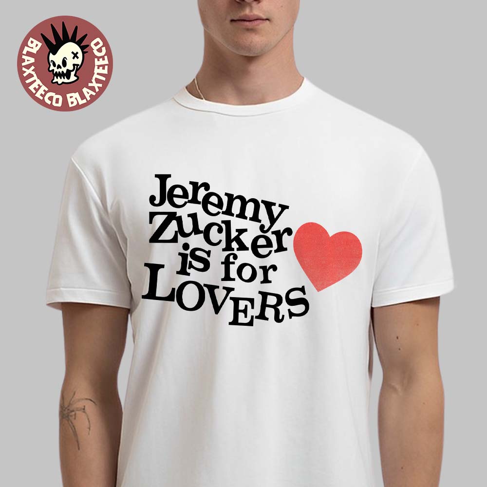 Jeremy Zucker Jersey Is For Lovers White T-Shirt Jeremy Zucker Jersey Is For Lovers White T-Shirt