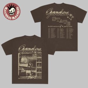 Jeremy Zucker The 2025 World Tour Garden State Brown Tour T-Shirt