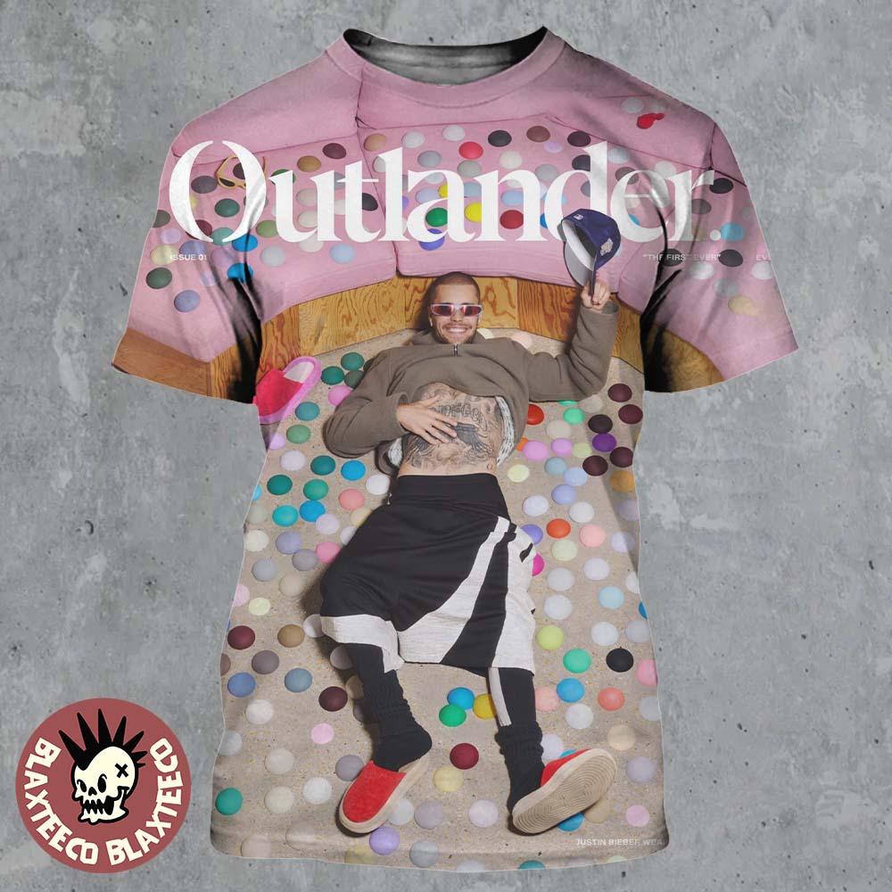 Justin Bieber Debut Print Issue Of Outlander Magazine Issue 01 The First Ever Cover All Over Print Shirt Justin Bieber Debut Print Issue Of Outlander Magazine Issue 01 The First Ever Cover All Over Print Shirt