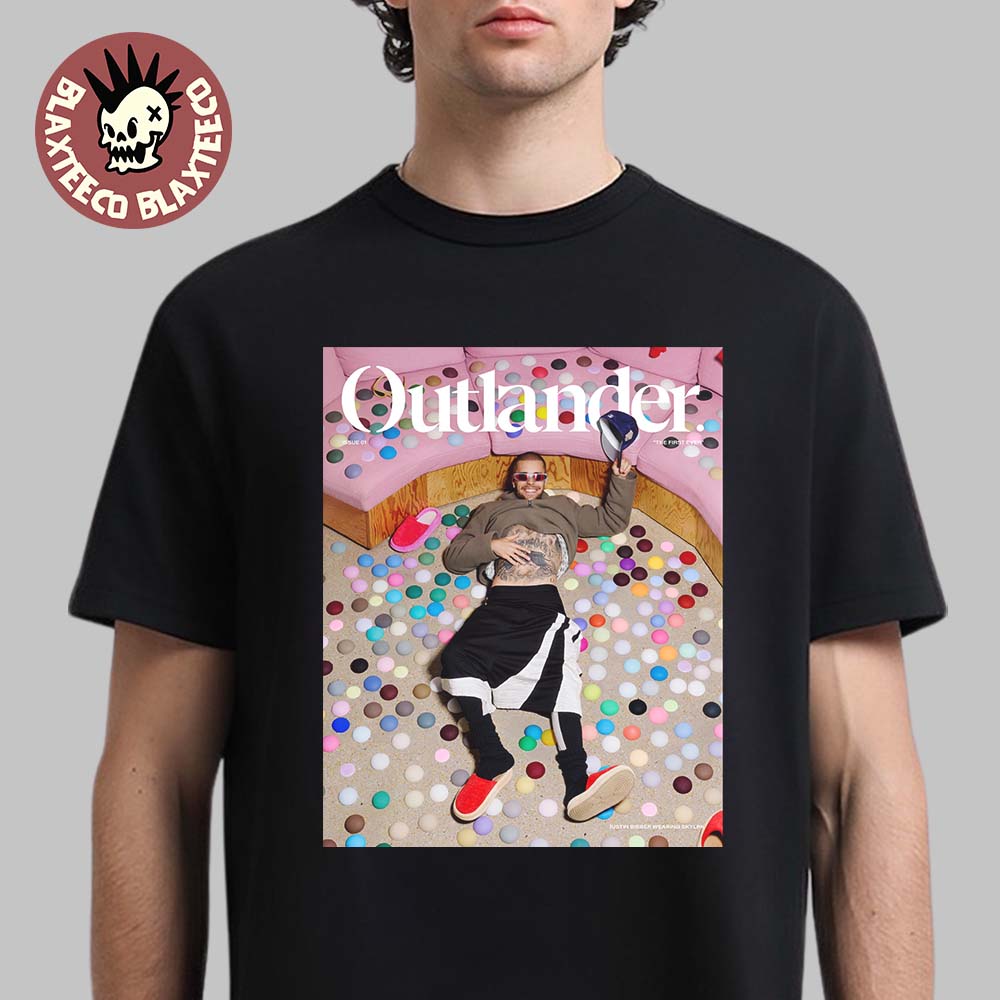 Justin Bieber Debut Print Issue Of Outlander Magazine Issue 01 The First Ever Cover T-Shirt Justin Bieber Debut Print Issue Of Outlander Magazine Issue 01 The First Ever Cover T-Shirt