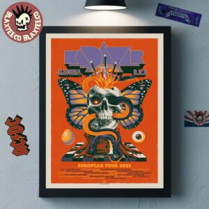 Kadavar European Tour 2025 Schedule Dates Home Decor Poster Canvas