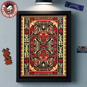 King Gizzard And The Lizard Wizard London UK 2025 Event Poster Orchestra Show At Royal Albert Hall On November 4 2025 Home Decor Poster Canvas