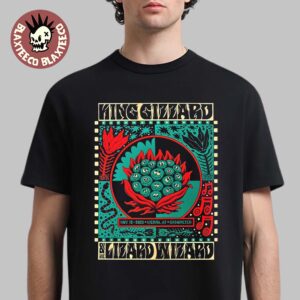 King Gizzard And The Lizard Wizard Vienna Austria 2025 Event Poster At Gasometer On November 12 2025 T-Shirt