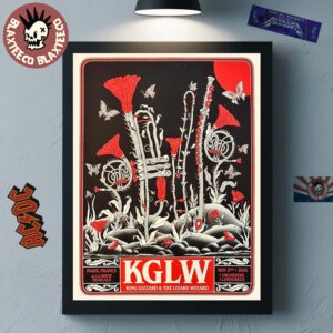 King Gizzard And the Lizard Wizard Paris France 2025 Venue Poster At La Seine Musicale On November 5 2025 Home Decor Poster Canvas