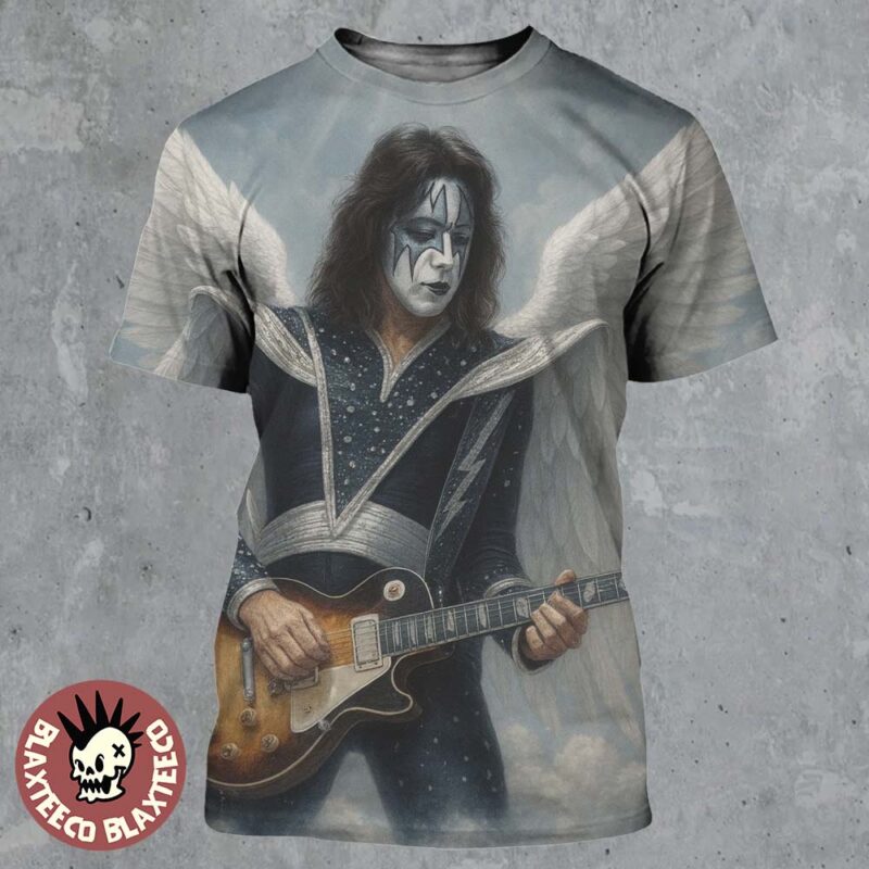 T-Shirt Unisex Ace Frehley Tour 2025 - R.I.P 1951-2025 - Marque Gildan - Taille Unique - Neuf Avec étiquettes