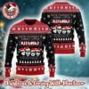 Kiss Graphics With Signatures Snowy Night Holiday Style 2025 Ugly Christmas Sweater