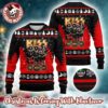 Kiss Members With Santa Hats End Of The Road The Final 50 Shows Anniversary Gift For Fans Ugly Christmas Sweater