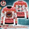 Kiss Merry Kissmas Rock And Roll In The Reindeer Sleigh Ugly Christmas Sweater