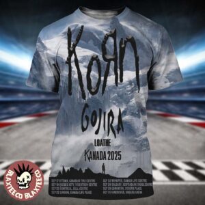 Korn Kanada 2025 Canada Tour Dates All Over Print Shirt
