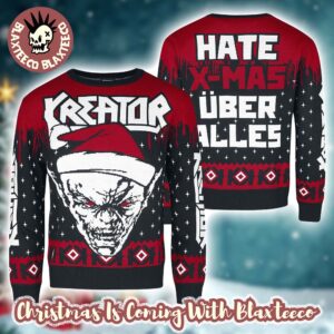 Kreator Hate Xmas Uber Alles Bravado Holiday Christmas Sweater Jumper