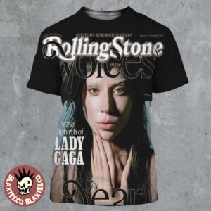 Lady Gaga Graces The Cover Of Rolling Stone Issue 1406 December 2025 Voices Of The Year The Rebirth Of Lady Gaga All Over Print Shirt