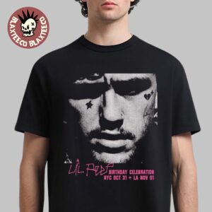 Lil Peep Birthday Celebration Shows 2025 In New York City On October 31 And Los Angeles On November 11 T-Shirt