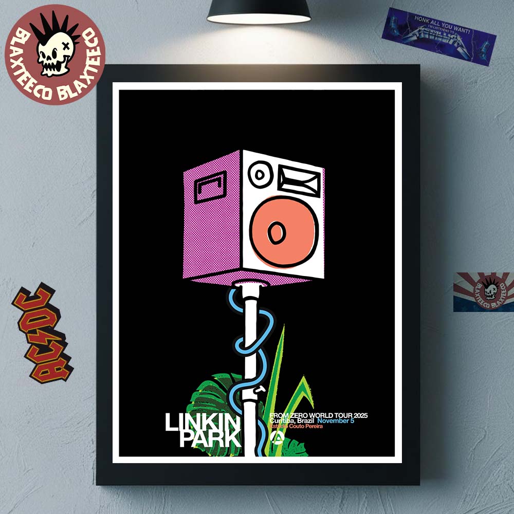 Linkin Park From Zero World Tour 2025 Curitiba Brazil Poster At Estadio Couto Pereira On November 5 2025 Home Decor Poster Canvas Linkin Park From Zero World Tour 2025 Curitiba Brazil Poster At Estadio Couto Pereira On November 5 2025 Home Decor Poster Canvas