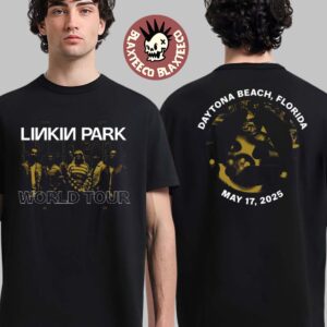 Linkin Park From Zero World Tour 2025 Daytona Beach Florida Exclusive Tee On May 17 2025 Two Sided Unisex T-Shirt