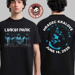 Linkin Park From Zero World Tour 2025 Hradec Kralove Exclusive Merch Tee In Czech Republic On June 14 2025 Two Sided Unisex T-Shirt