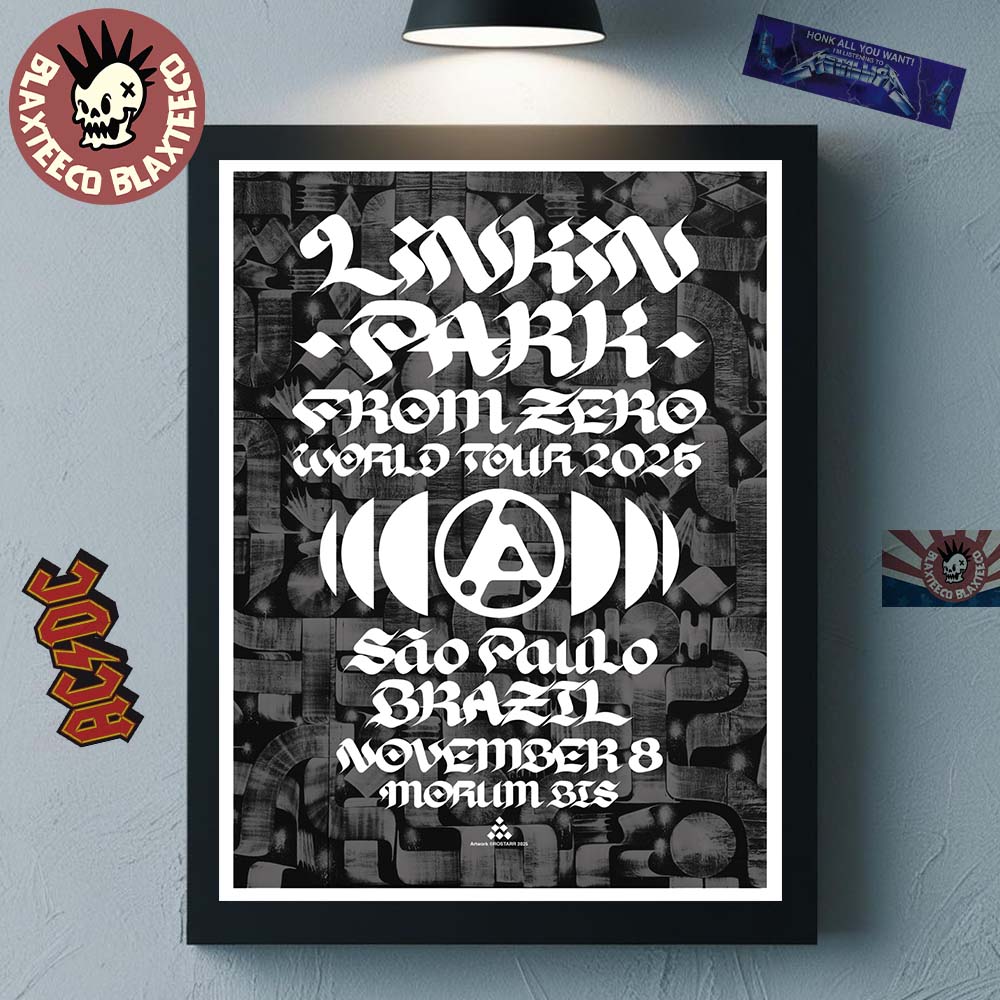 Linkin Park From Zero World Tour 2025 Sao Paulo Brazil Night 1 Poster At MorumBis On November 8 2025 Home Decor Poster Canvas Linkin Park From Zero World Tour 2025 Sao Paulo Brazil Night 1 Poster At MorumBis On November 8 2025 Home Decor Poster Canvas