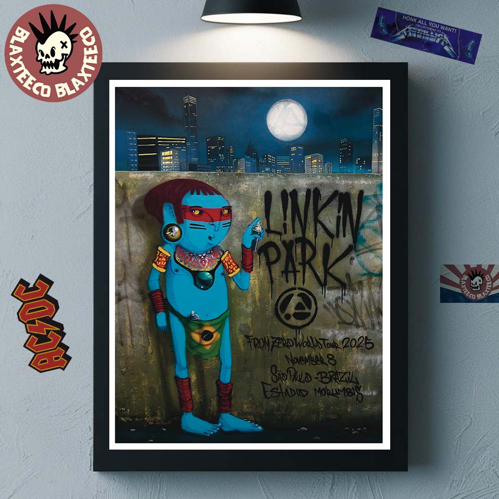 Linkin Park From Zero World Tour 2025 Sao Paulo Brazil Night 2 Poster At MorumBis On November 9 2025 Home Decor Poster Canvas Linkin Park From Zero World Tour 2025 Sao Paulo Brazil Night 2 Poster At MorumBis On November 9 2025 Home Decor Poster Canvas