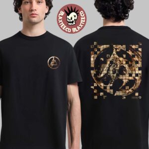 Linkin Park Holiday 2025 Collection From Zero Tile Glitch Graphite Black T-Shirt