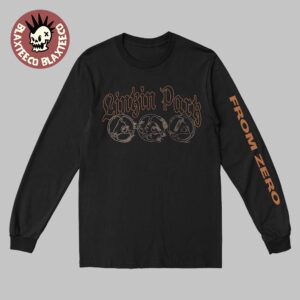 Linkin Park Holiday 2025 Collection LP Logo Swept Black Holiday Long Sleeve T-Shirt