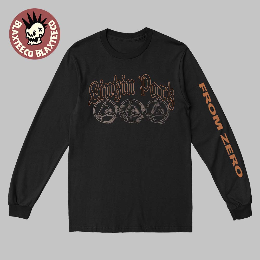 Linkin Park Holiday 2025 Collection LP Logo Swept Black Holiday Long Sleeve T-Shirt Linkin Park Holiday 2025 Collection LP Logo Swept Black Holiday Long Sleeve T-Shirt