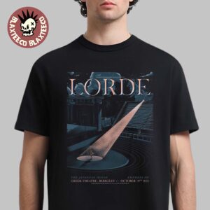 Lorde Berkeley 2025 Show Poster At Greek Theatre On October 19 2025 T-Shirt