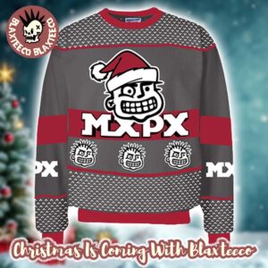 MXPX Santa PX Head Signature 2025 Holiday Ugly Christmas Sweater
