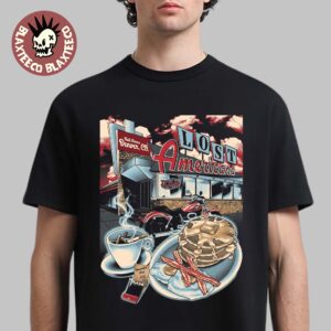 Machine Gun Kelly MGK Lost Americana Tour 2025 Poster For Denver Colorado At Ball Arena On November 23 2025 T-Shirt