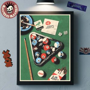 Machine Gun Kelly MGK Lost Americana Tour 2025 Poster For Los Angeles CA At The Kia Forum On November 20 2025 Home Decor Poster Canvas