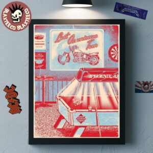 Machine Gun Kelly MGK Lost Americana Tour 2025 Poster For Phoenix Arizona At Desert Diamond Arena On November 18 2025 Decor Poster Canvas