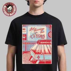 Machine Gun Kelly MGK Lost Americana Tour 2025 Poster For Phoenix Arizona At Desert Diamond Arena On November 18 2025 T-Shirt