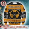 Megadeth Ask The Sheep For Their Beliefs Black And Yellow Ugly Christmas Sweater
