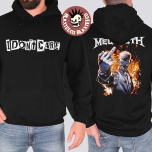 Megadeth I Don’t Care Ransom Note Two Sided Hoodie