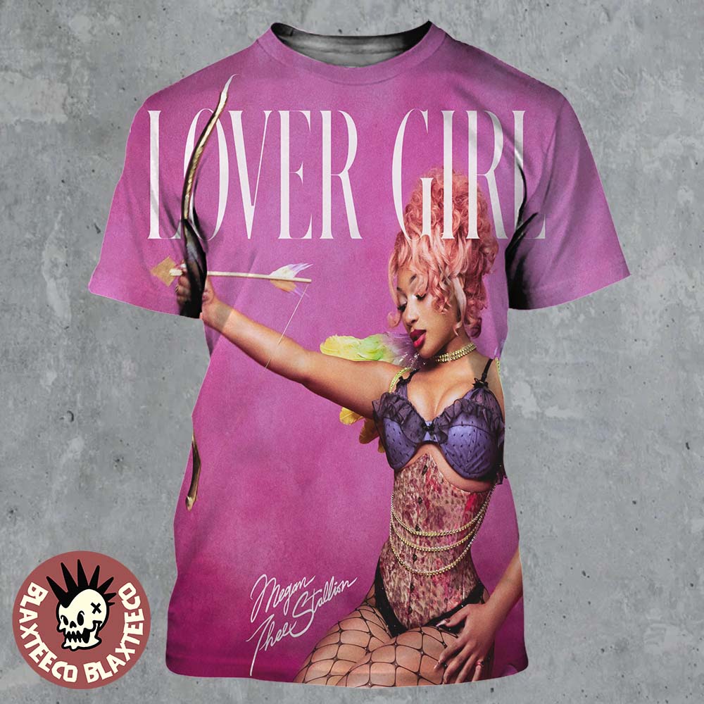 Megan Thee Stallion Lover Girl New Single Cover Art All Over Print Shirt Megan Thee Stallion Lover Girl New Single Cover Art All Over Print Shirt