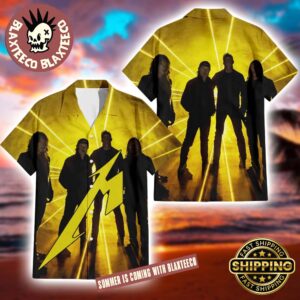 Metallica 72 Seasons Album Band Members Photo 2025 Summer Hawaiian Shirt
