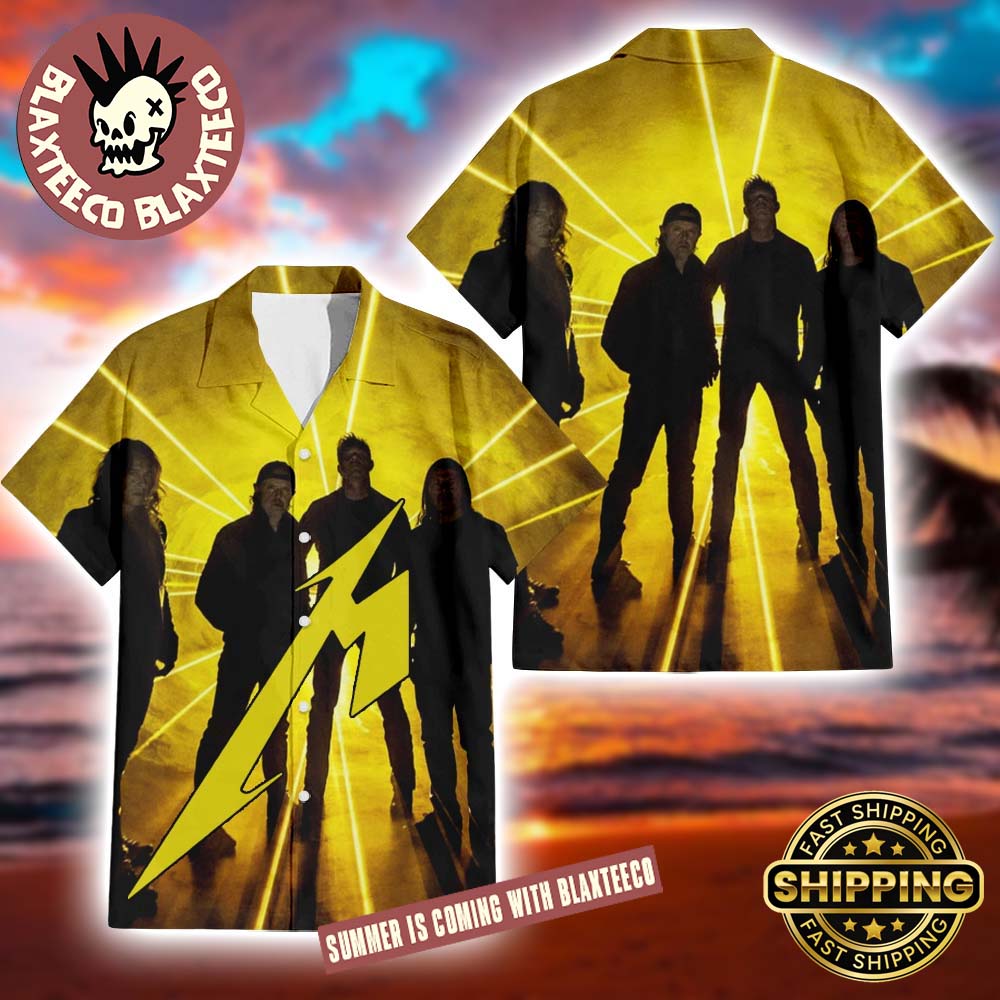 Metallica 72 Seasons Album Band Members Photo 2025 Summer Hawaiian Shirt Metallica 72 Seasons Album Band Members Photo 2025 Summer Hawaiian Shirt