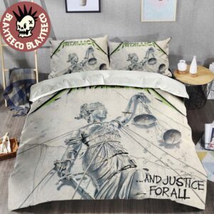 Metallica And Justice For All Album Cover Metallica Bedding Set