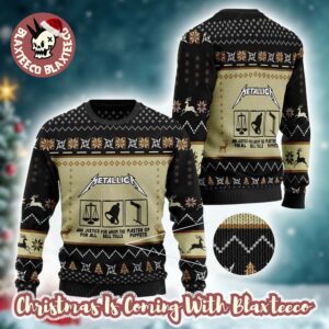 Metallica And Justice For All For Whom The Bells Tolls Master Of Puppets Albums Theme Holiday Ugly Christmas Sweater