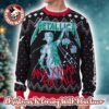 Metallica And XXXmas For All And Justice For All Holiday Style Xmas Green Knitted Ugly Christmas Sweater Metallica And XXXmas For All And Justice For All Holiday Style Xmas Green Knitted Ugly Christmas Sweater