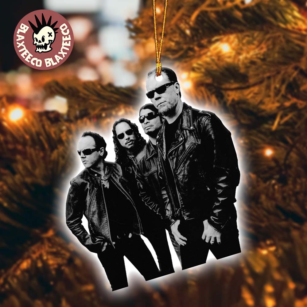 Metallica Band Photo Holiday Christmas Decorations Ornament Metallica Band Photo Holiday Christmas Decorations Ornament