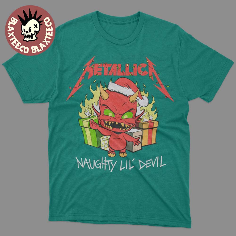 Metallica Christmas 2025 Naughty Lil' Devil Holiday T-Shirt Metallica Christmas 2025 Naughty Lil' Devil Holiday T-Shirt