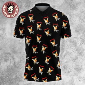 Metallica Damage Inc Skull Logo Pattern 2025 Polo Shirt
