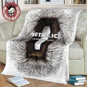 Metallica Death Magnetic Album Cover Art Fleece Blanket